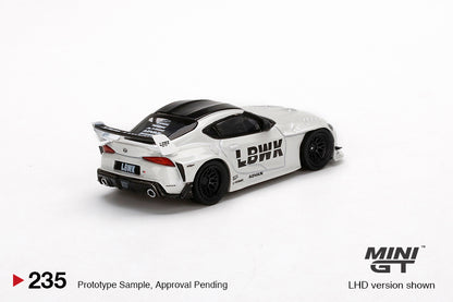 Mô hình xe Mini GT 1:64 LB★WORKS Toyota GR Supra White - MGT00235