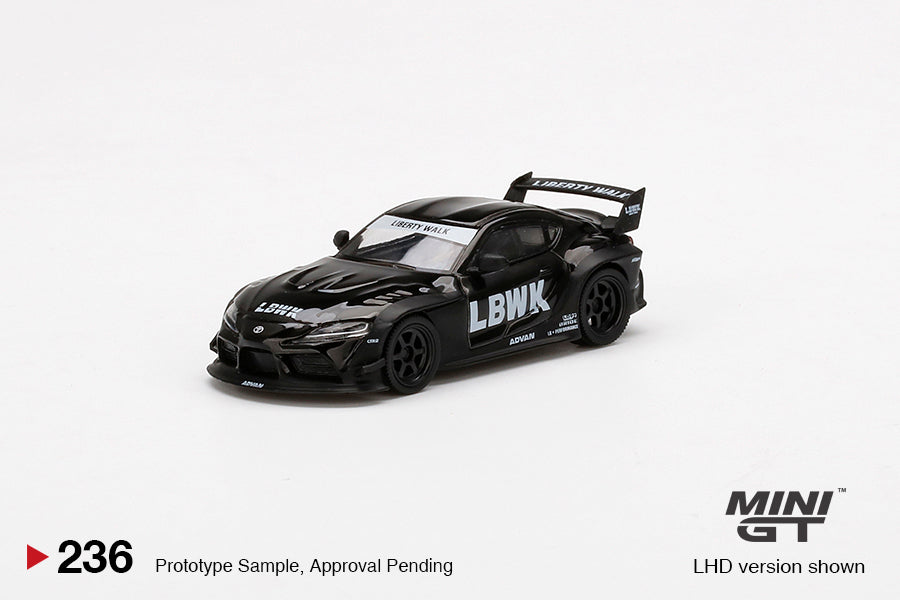 Mô hình xe Mini GT 1:64 LB★WORKS Toyota GR Supra Black - MGT00236