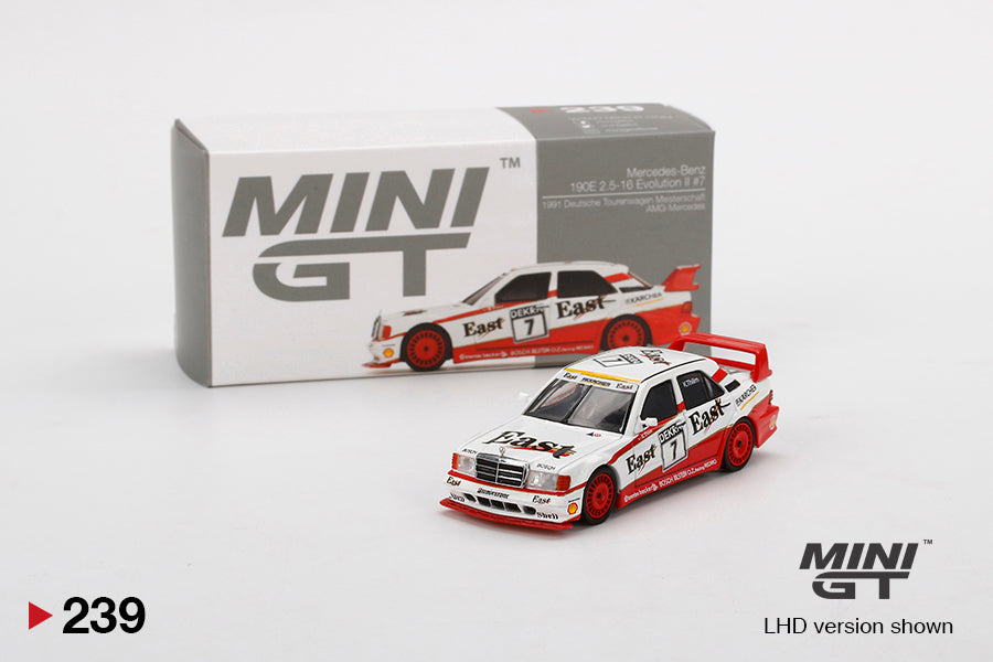 Mô hình xe Mini GT 1:64 Mercedes-Benz 190E 2.5-16 Evolution II #7 - MGT00239