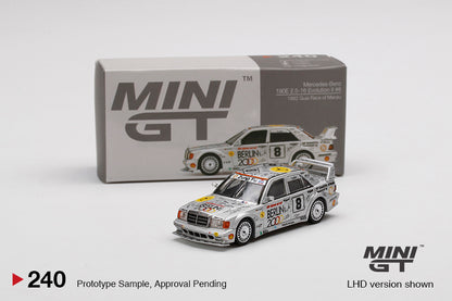 Mô hình xe Mini GT 1:64 Mercedes-Benz 190E 2.5-16 Evolution II #8 - MGT00240-L