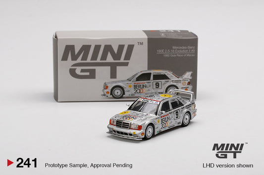 Mô hình xe Mini GT 1:64 Mercedes-Benz 190E 2.5-16 Evolution II #9 - MGT00241-L