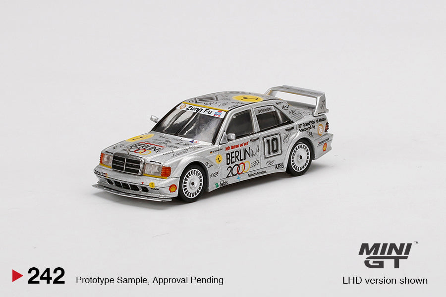 Mô hình xe Mini GT 1:64 Mercedes-Benz 190E 2.5-16 Evolution II #10 Berlin 1992 Guia Race of Macau - MGT00242-L