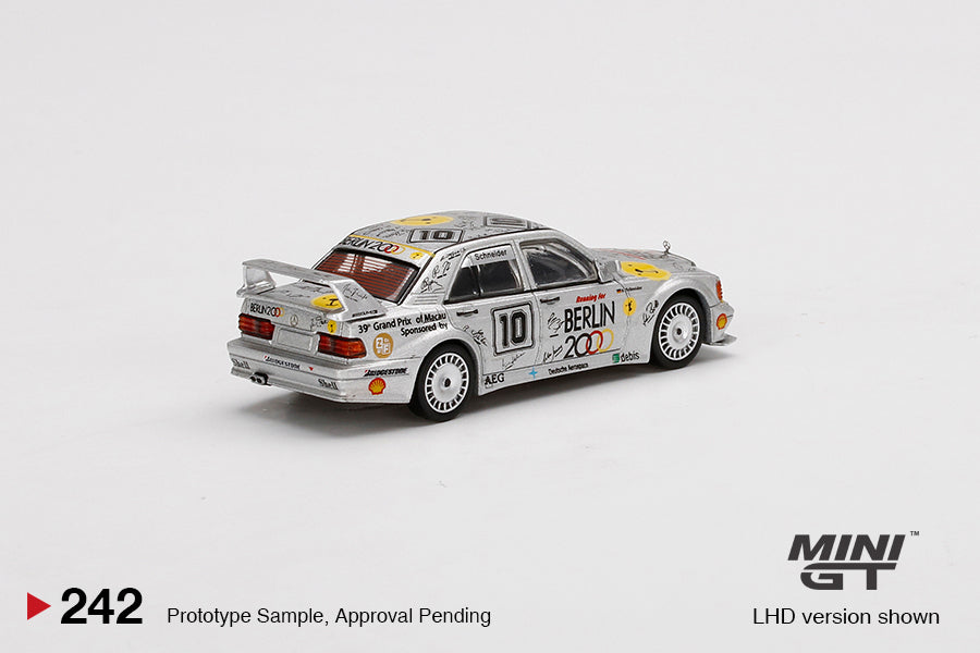 Mô hình xe Mini GT 1:64 Mercedes-Benz 190E 2.5-16 Evolution II #10 Berlin 1992 Guia Race of Macau - MGT00242-L