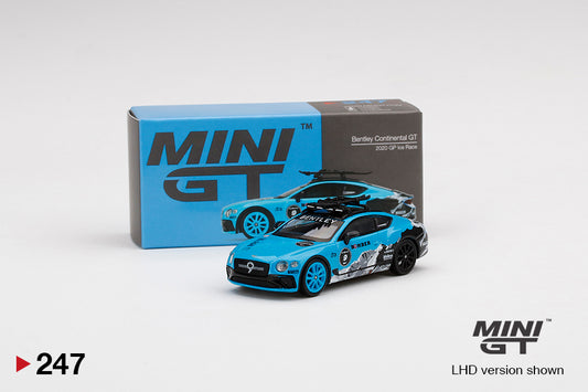 Mô hình xe Mini GT 1:64 Bentley Continental GT 2020 GP Ice Race - MGT00247