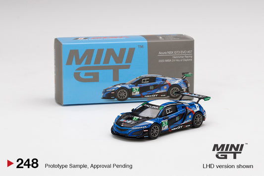 Mô hình xe Mini GT 1:64 Acura NSX GT3 EVO #57 2020 IMSA 24 Hrs of Daytona - MGT00248