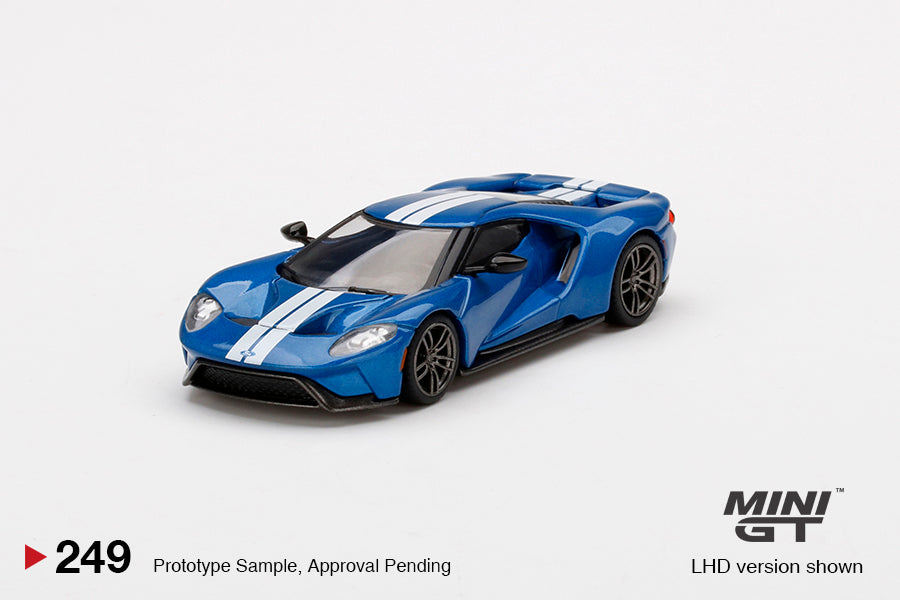 Mô hình xe Mini GT 1:64 Ford GT Liquid Blue - MGT00249