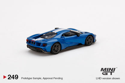 Mô hình xe Mini GT 1:64 Ford GT Liquid Blue - MGT00249