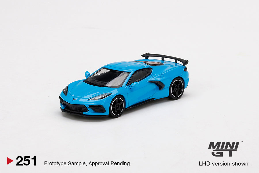 Mô hình xe Mini GT 1:64 Chevrolet Corvette Stingray Rapid Blue - MGT00251
