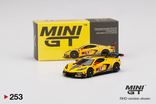 Mô hình xe Mini GT 1:64 Chevrolet Corvette C8.R #3 2020 IMSA 24 Hrs of Daytona - MGT00253