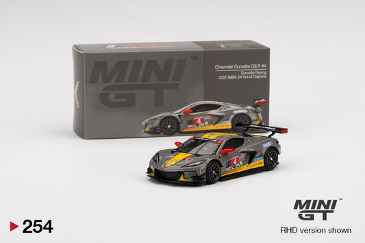 Mô hình xe Mini GT 1:64 Chevrolet Corvette C8.R #4 2020 IMSA 24 Hrs of Daytona - MGT00254