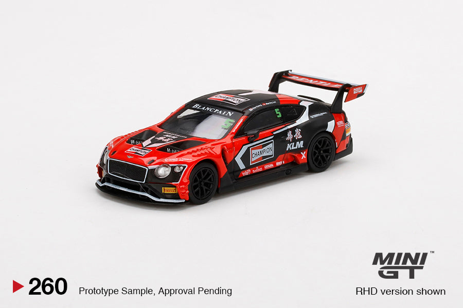 Mô hình xe Mini GT 1:64 Bentley Continental GT3 #5 2018 Blancpain GT Asia - MGT00260