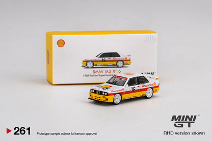 Mô hình xe Mini GT 1:64 BMW M3 #16 Shell 1989 Italian Supertouring Championship - MGT00261