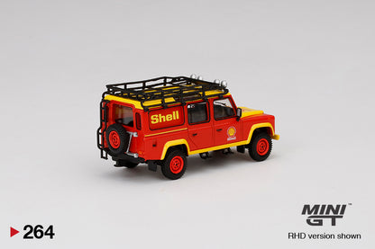 Mô hình xe Mini GT 1:64 Land Rover Defender 110 Shell Oil - MGT00264