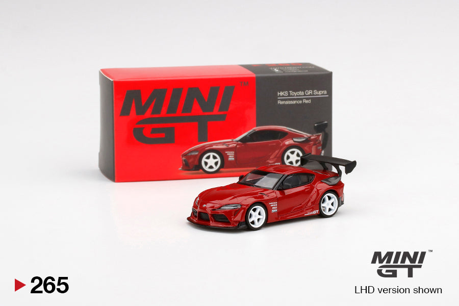 Mô hình xe Mini GT 1:64 HKS Toyota GR Supra Renaissance Red - MGT00265