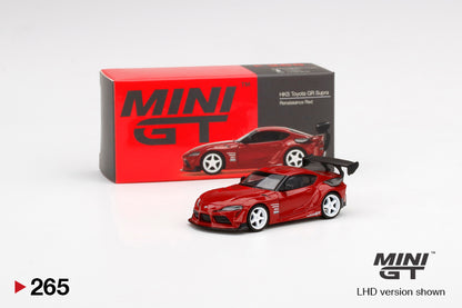 Mô hình xe Mini GT 1:64 HKS Toyota GR Supra Renaissance Red - MGT00265