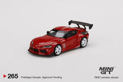Mô hình xe Mini GT 1:64 HKS Toyota GR Supra Renaissance Red - MGT00265