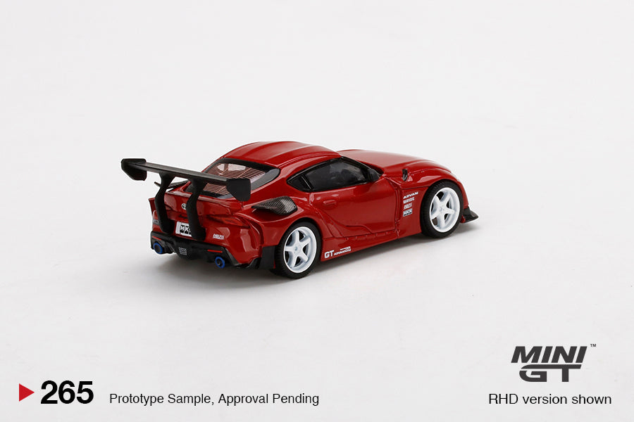 Mô hình xe Mini GT 1:64 HKS Toyota GR Supra Renaissance Red - MGT00265