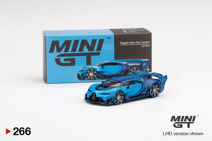 Mô hình xe Mini GT 1:64 Bugatti Vision Gran Turismo Light Blue - MGT00266