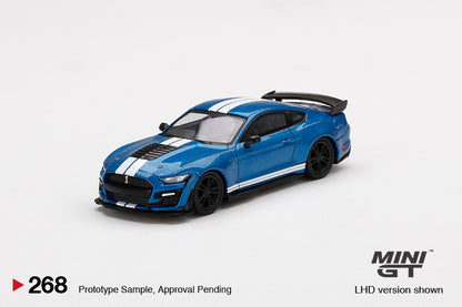 Mô hình xe Mini GT 1:64 Ford Mustang Shelby GT500 Ford Performance Blue - MGT00268