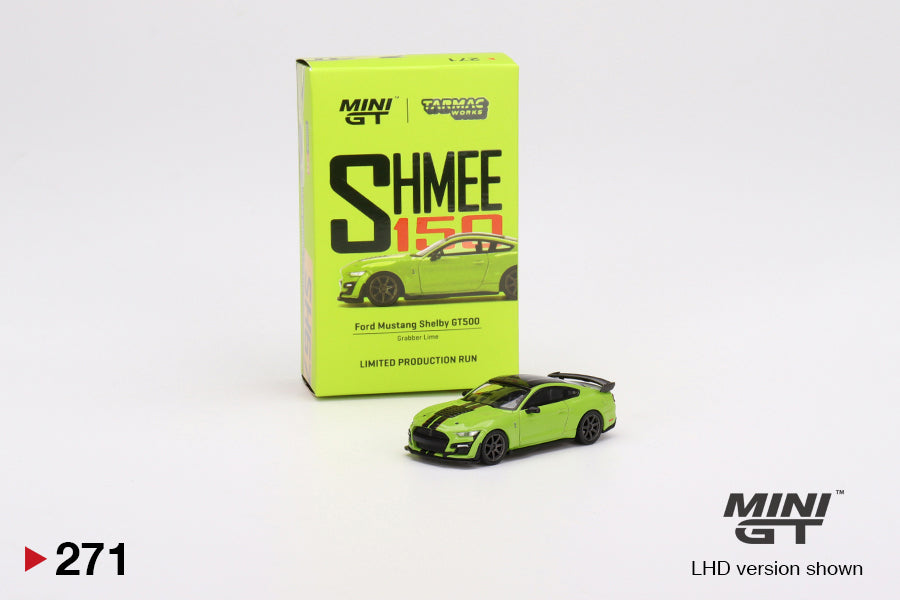 Mô hình xe Mini GT 1:64 Ford Mustang Shelby GT500 Grabber Lime - MGT00271-L