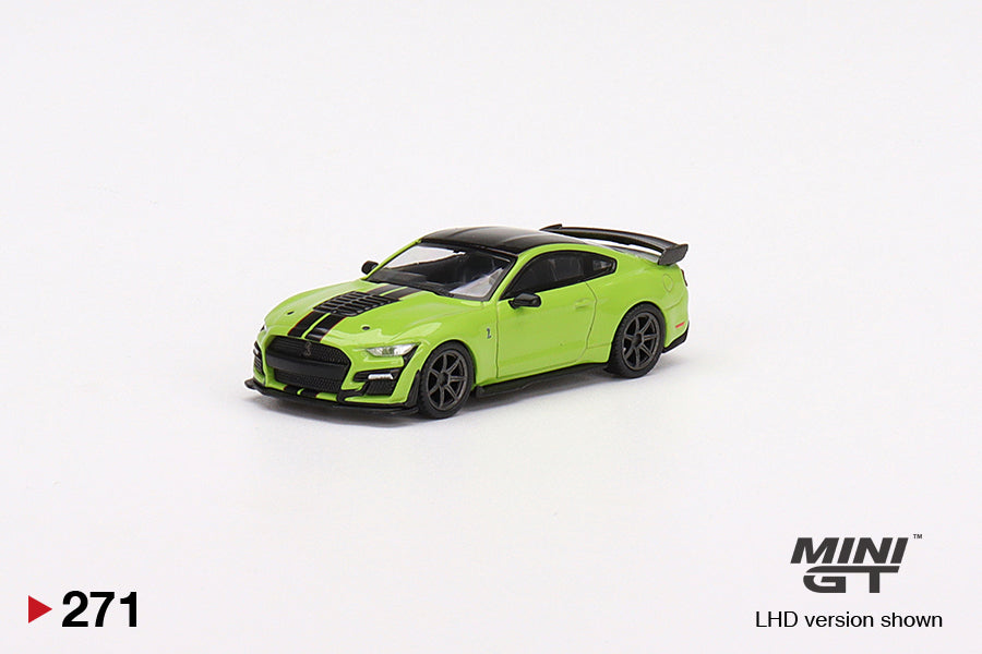 Mô hình xe Mini GT 1:64 Ford Mustang Shelby GT500 Grabber Lime - MGT00271-L