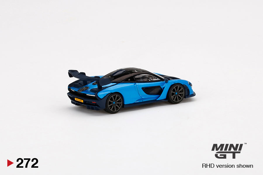Mô hình xe Mini GT 1:64 McLaren Senna Cerulean Blue - MGT00272-R