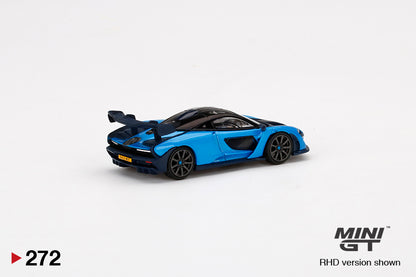 Mô hình xe Mini GT 1:64 McLaren Senna Cerulean Blue - MGT00272-R