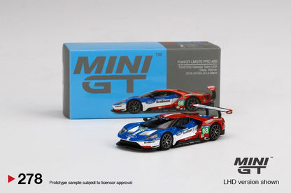 Mô hình xe Mini GT 1:64 Ford GT LMGTE PRO #68 2016 24 Hrs of Le Mans Class Winner - MGT00278