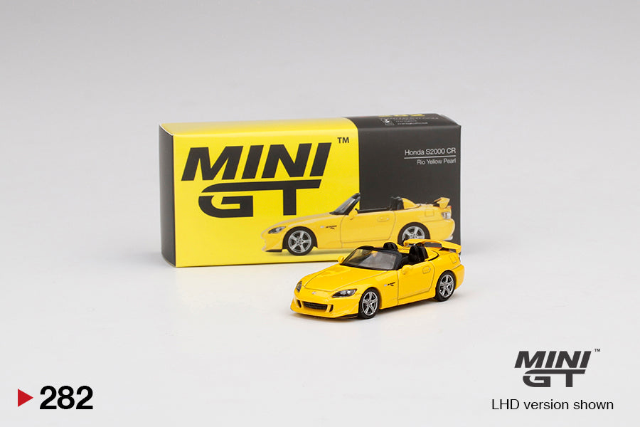 Mô hình xe Mini GT 1:64 Honda S2000 CR Rio Yellow Pearl - MGT00282-L