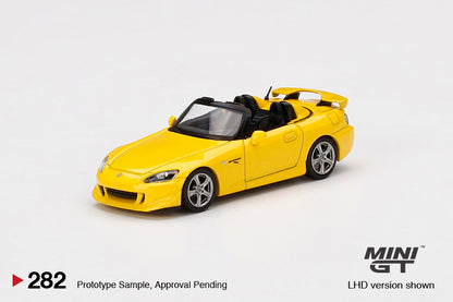 Mô hình xe Mini GT 1:64 Honda S2000 CR Rio Yellow Pearl - MGT00282-L