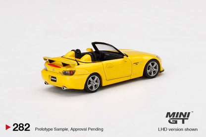 Mô hình xe Mini GT 1:64 Honda S2000 CR Rio Yellow Pearl - MGT00282-L
