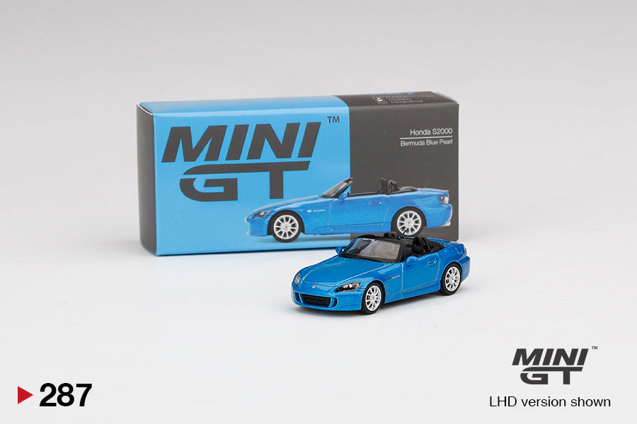 Mô hình xe Mini GT 1:64 Honda S2000 (AP2) Laguna Blue Pearl - MGT00287