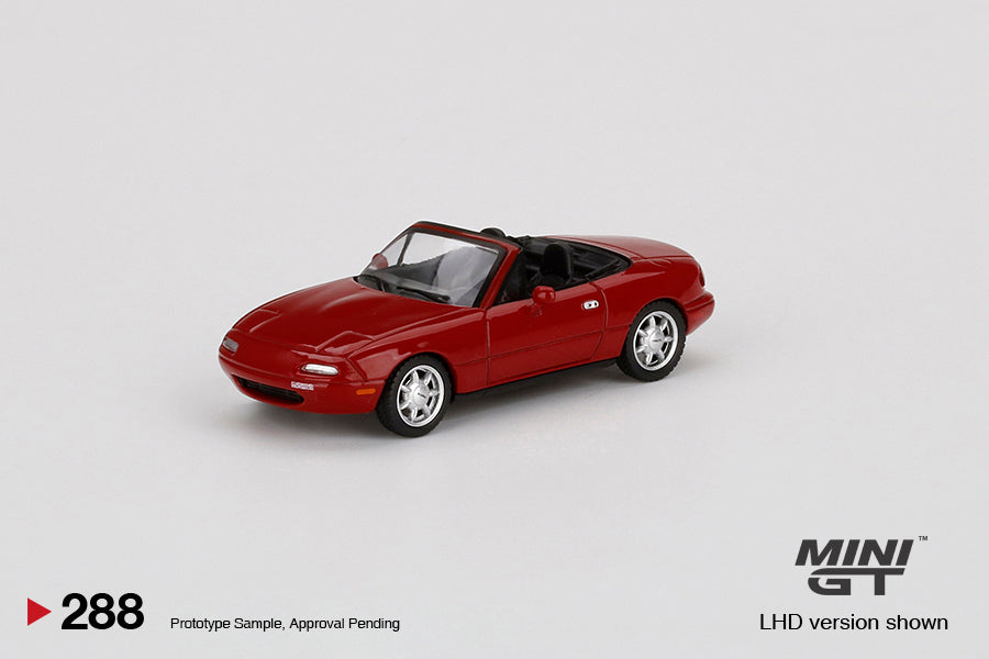 Mô hình xe Mini GT 1:64 Mazda Miata MX-5 (NA) Classic Red - MGT00288