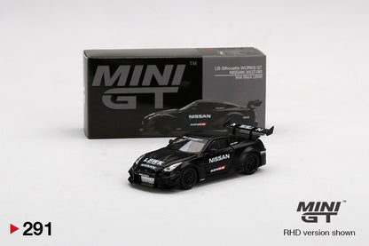 Mô hình xe Mini GT 1:64 LB-Silhouette WORKS GT NISSAN 35GT-RR Ver.2 Matt Black LBWK - MGT00291