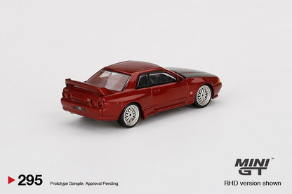 Mô hình xe Mini GT 1:64 Nissan Skyline GT-R (R32) Red Pearl w/ BBS LM Wheel - MGT00295