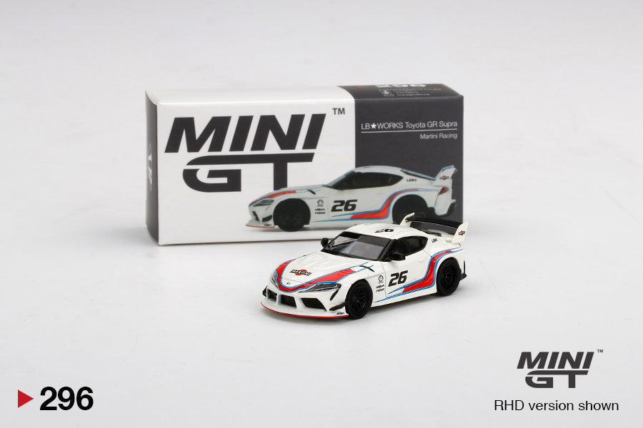 Mô hình xe Mini GT 1:64 LB★WORKS Toyota GR Supra Martini Racing - MGT00296