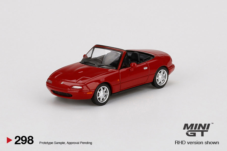 Mô hình xe Mini GT 1:64 Eunos Roadster Classic Red - MGT00298
