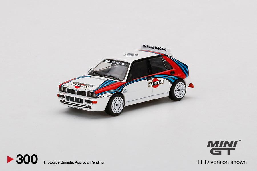 Mô hình xe Mini GT 1:64 Lancia Delta HF Integrale Evoluzione Martini Racing - MGT00300