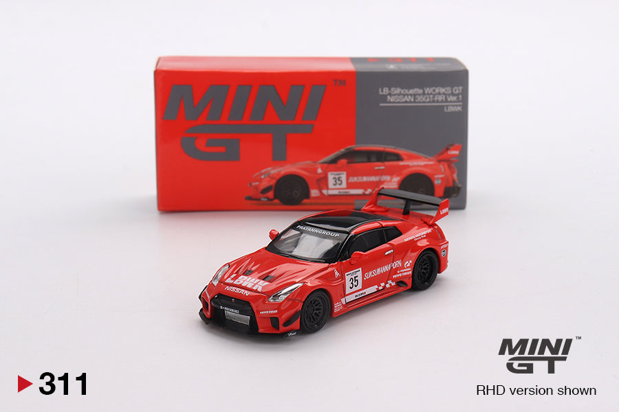 Mô hình xe Mini GT 1:64 LB-Silhouette WORKS GT NISSAN 35GT-RR Ver.1 LBWK - MGT00311