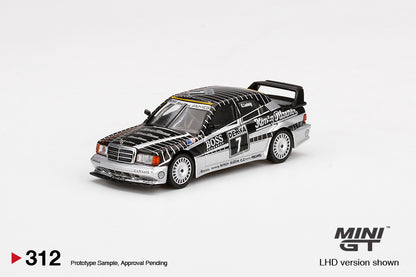 Mô hình xe Mini GT 1:64 Mercedes-Benz 190E 2.5-16 Evolution II #7 AMG-Mercedes 1990 DTM - MGT00312