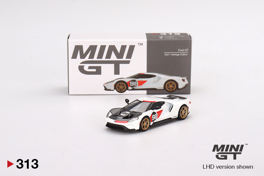 Mô hình xe Mini GT 1:64 Ford GT 2021 Heritage Edition - MGT00313
