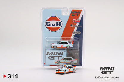 Mô hình xe Mini GT 1:64 BMW M3 E30 Gulf - MGT00314