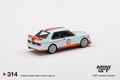 Mô hình xe Mini GT 1:64 BMW M3 E30 Gulf - MGT00314