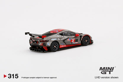 Mô hình xe Mini GT 1:64 Chevrolet Corvette C8.R #3 Corvette Racing 2021 IMSA Sebring 12 Hrs - MGT00315