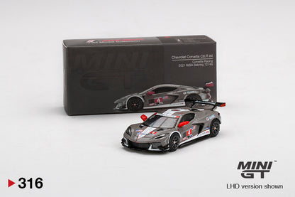 Mô hình xe Mini GT 1:64 Chevrolet Corvette C8.R #4 2021 IMSA Sebring 12 Hrs - MGT00316