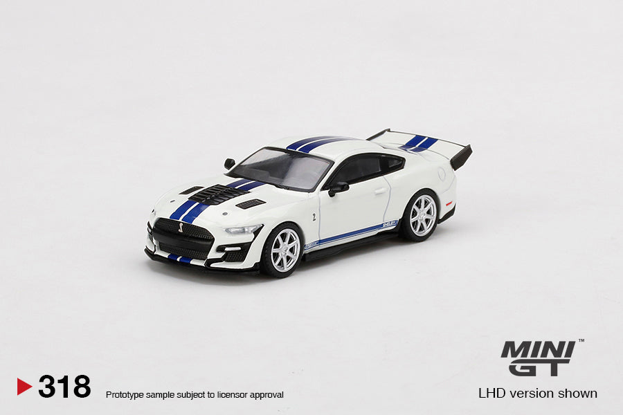 Mô hình xe Mini GT 1:64 Ford Shelby GT500 Dragonsnake Concept Oxford White - MGT00318