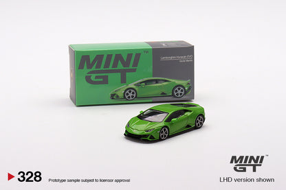 Mô hình xe Mini GT 1:64 Lamborghini Huracán EVO Verde Mantis - MGT00328