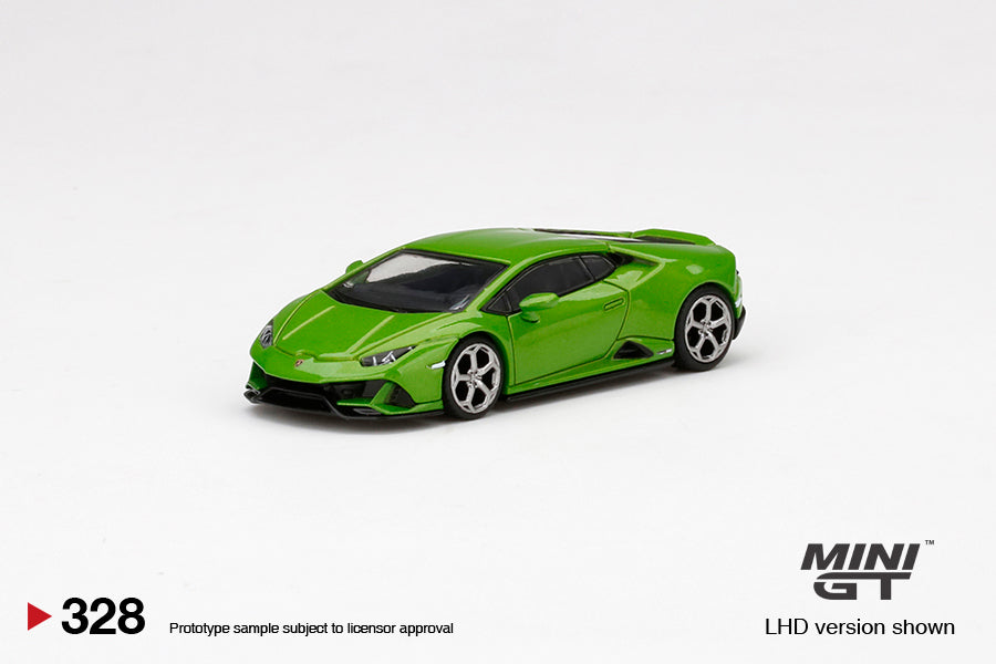 Mô hình xe Mini GT 1:64 Lamborghini Huracán EVO Verde Mantis - MGT00328