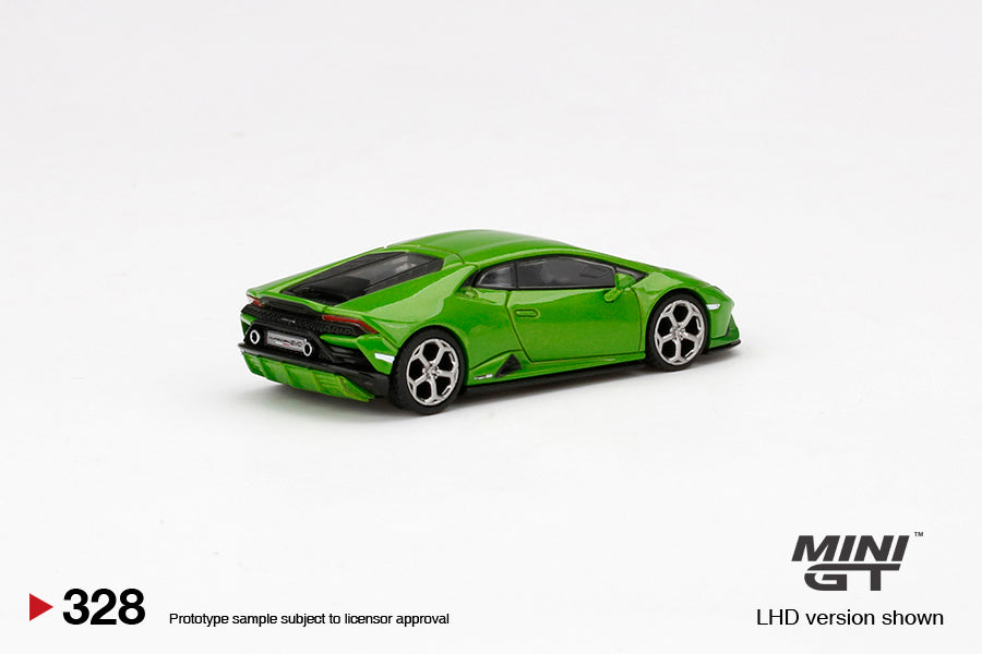 Mô hình xe Mini GT 1:64 Lamborghini Huracán EVO Verde Mantis - MGT00328