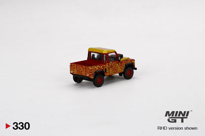 Mô hình xe Mini GT 1:64 Land Rover Defender 90 Pickup - 2022 Chinese New Year Edition - MGT00330-R